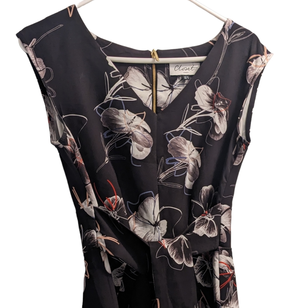 Closet London Floral Midi Dress 8